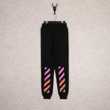 Off White Winter Pants Spring and Autumn Square Casual Trousers Men and Women