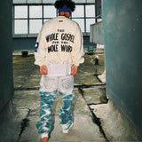 Rrr123 Sweatshirt Cross Trendy Loose round Neck Sweater for Men and Women