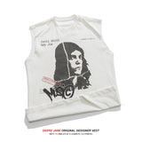 Men Vest Sleeveless Vest Men's Summer Loose Leisure Sports