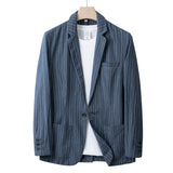 Mens Linen Suits Linen Suit Men's Spring Retro Distressed Coat