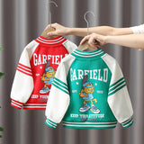 Toddler Girl Jackets Boys and Girls Coat Spring and Autumn Baseball Uniform