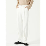 Men Suit Pants Men's Autumn Suit Pants Trendy Solid Color Suit Pants