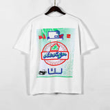 Cavempt Ce Life Cav @ Empt Abstract Printing Men's and Women's T-shirt Short Sleeve