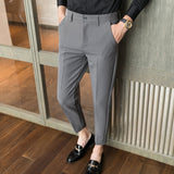 Men Trousers Casual Light Business Trousers