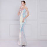Sequin Evening Dress Sequined Fishtail Formal Dress