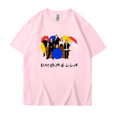 Friends Joy T Shirt Flower Men's and Women's Short-Sleeved T-shirt