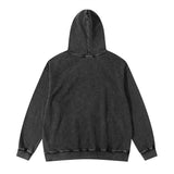 Skull Hoodie Skull Print Washed Distressed Hooded Sweater Men's Dark Fashion Brand Loose-Fitting Hoodie Trendy Pullover