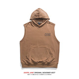 Men Vest Summer Vest Men's Sports Casual T-shirt Sweater