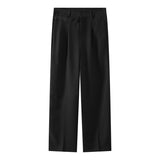 Men Suit Pants Men's Autumn Straight Trousers