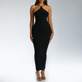 Music Festivals Rave Outfits Dress Summer Sexy Suspenders Backless Slim Fit Sheath Dress