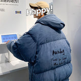 Men's Autumn Winter Coat plus Size Loose Casual Cotton-Padded Clothes