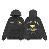 Present Hoodie Limit Wings Printing Loose