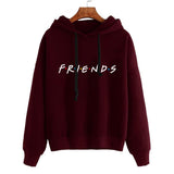 Slogan Graphic Hoodie Autumn and Winter Printing Fleece Lined