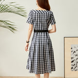 Black and White Dress Black and White Plaid Dress