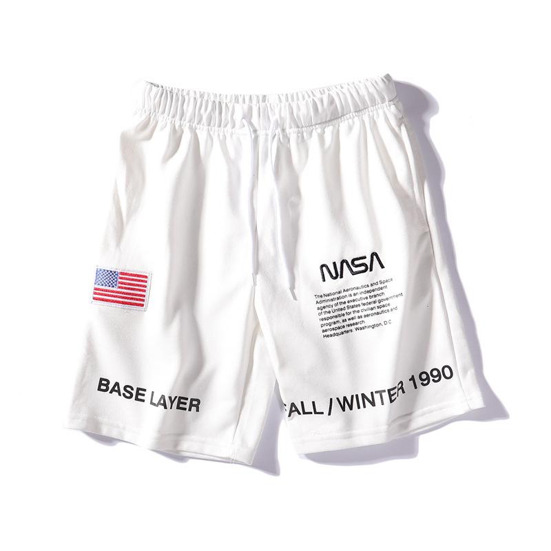 jogging shorts for men Slim Fit Muscle Gym Men Shorts Casual Pants Flag Embroidered Fashion Running Shorts