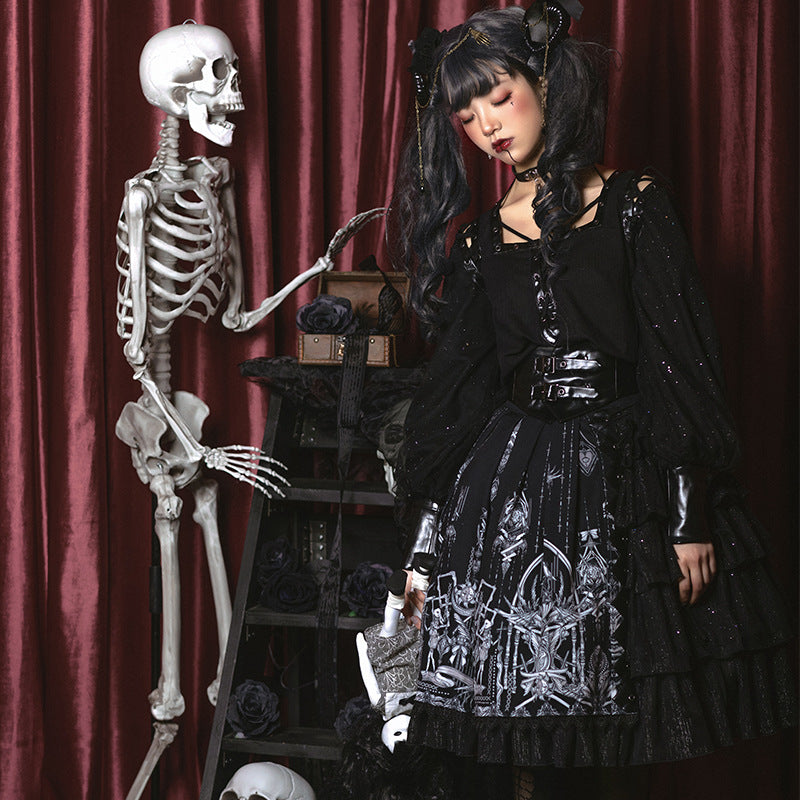Gothic Lolita Harajuku Style Clothing Lolita JSK Lolita Dark Goth