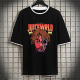 Juice WRLD T Shirt Hip Hop Rap Juice WRLD Printed round Neck Loose