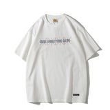 Man Summer T Shirt Letter Graffiti