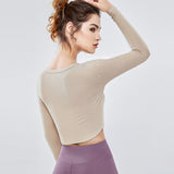 Anti Sweat Dressing Yoga Clothes Blouse