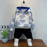 Toddler Boys Sweater Boys Hooded Sweatshirt Spring and Autumn Clothing