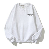 Kanye West Sunday Service Sweatshirt Summer Printing Round Neck Fleece-Lined Sweater