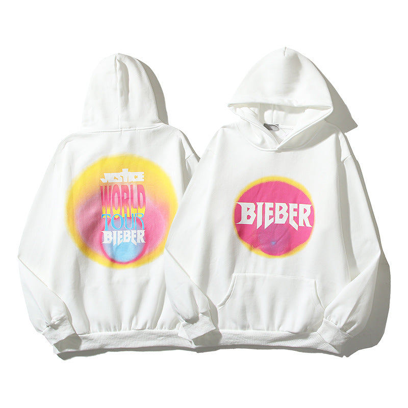 Justin Bieber Justice World Tour Hoodie Justin Bieber Justice World Purpose Tour Peripheral Tour Sweater
