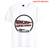 Back to the Future Costume Printed Men's and Women's T-shirt Summer Short Sleeve