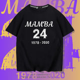 In Memory of Kobe T Shirt T-shirt Men and Women Loose Cotton