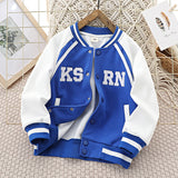 Children Baseball Jacket Baseball Uniform Fall Jacket Casual