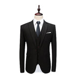 Seersucker Suit Suit Men's Three-Piece Suit