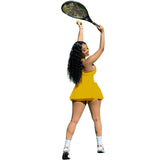 Casual Sports Style Vest Culottes Dress