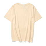 Kanye T Shirt 21ss Summer Fog Letter Short Sleeve T-shirt Loose Plus Size