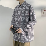 Men's Shirts Printed Long Sleeve Shirt