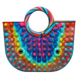 Bubble Pop Handbag Handbag Puzzle Decompression Toy Bag Handbag Finger Press Bubble