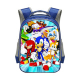 Sonic Backpack Sonic Elementary School Student Polyester School Bag Reflective Stripe Backpack