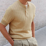 Polo Shirts Men's Polo Shirt Short-Sleeved Sweater Spring and Summer