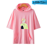 Dreamwastaken Novelty Hoodies Dream Merch Shirt Loose Print Fashion Loose Hooded T-shirt Short Sleeve Top