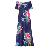 Beth Dutton Bohemian Dress Summer Spring Midi Dresses Sexy off-the-Shoulder Tube Top Printed Dress