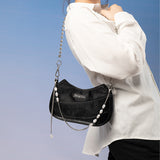 Jackie Kennedy Bag Pu Chain Bag