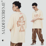 Blackair T Shirt Summer Short Sleeve Retro Casual T-shirt