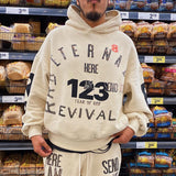 Rrr123 Hoodie Vintage Distressed Pullover Hoodie Winter