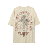 Man Tees Summer Fashion Brand Heavy Short Sleeve T-shirt