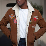 John Dutton Jacket Men's Casual Lapel Print Jacket