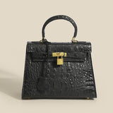 Jackie Kennedy Bag Crocodile Pattern Kelly Bag