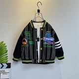 Toddler Boys Jackets Children's Clothing Boys' Baseball Jacket outside