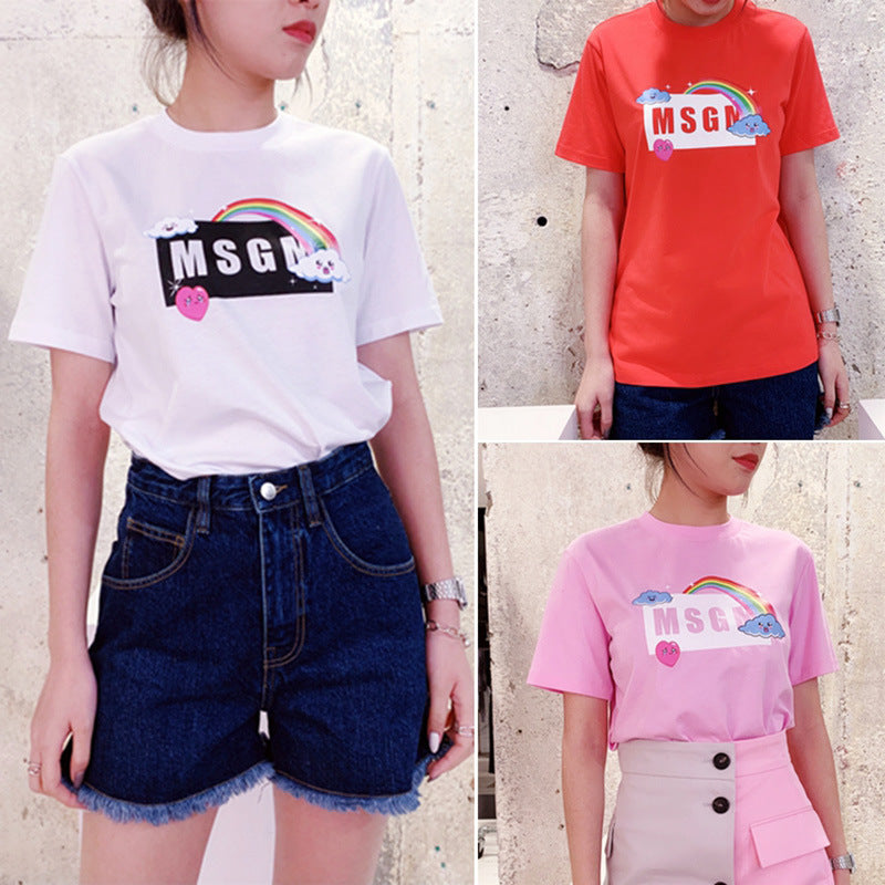 Msgn T Shirt Short Sleeve T-shirt for Men and Women