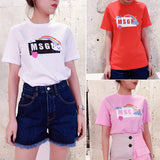 Msgn T Shirt Short Sleeve T-shirt for Men and Women
