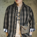 Denim Shirts Jacket Autumn Shirt Coat for Men