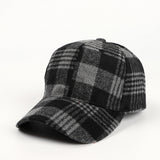 Vintage Check Baseball Cap