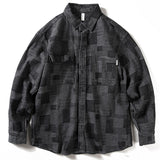 Denim Shirts Men's Long Sleeve Baggy Coat